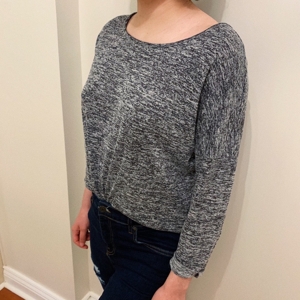 Grey Long-Sleeved T-Shirt